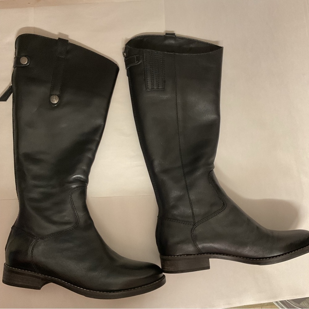 Matisse York High knee Black Leather Boots Size 7.5
